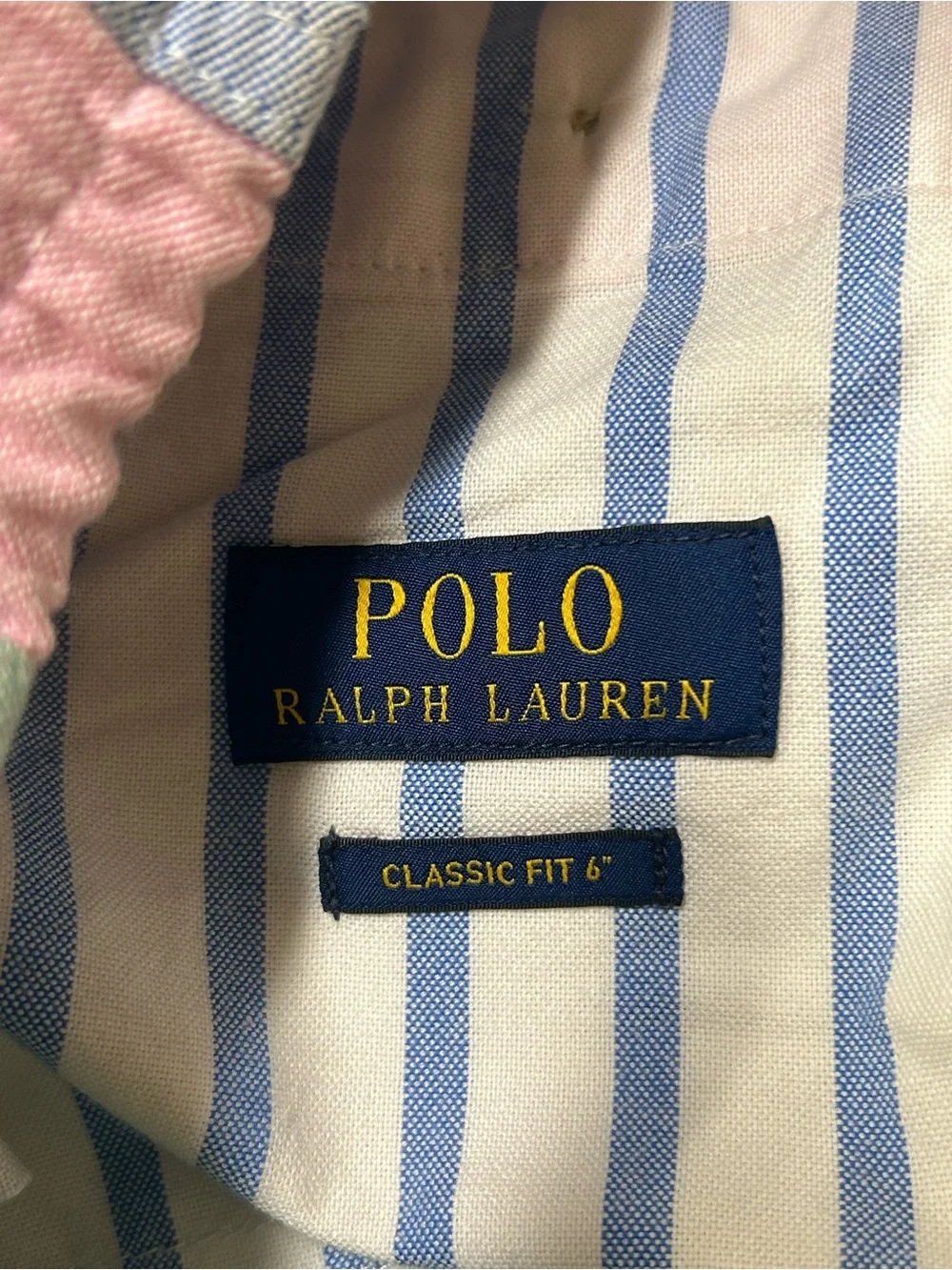 Polo Ralph Lauren Shorts Mens XXL Multicolor Color Block Prepster Drawstring